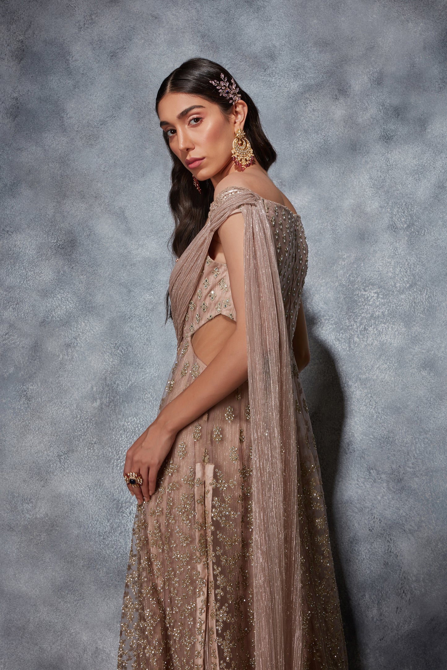 Crystal Work Anarkali