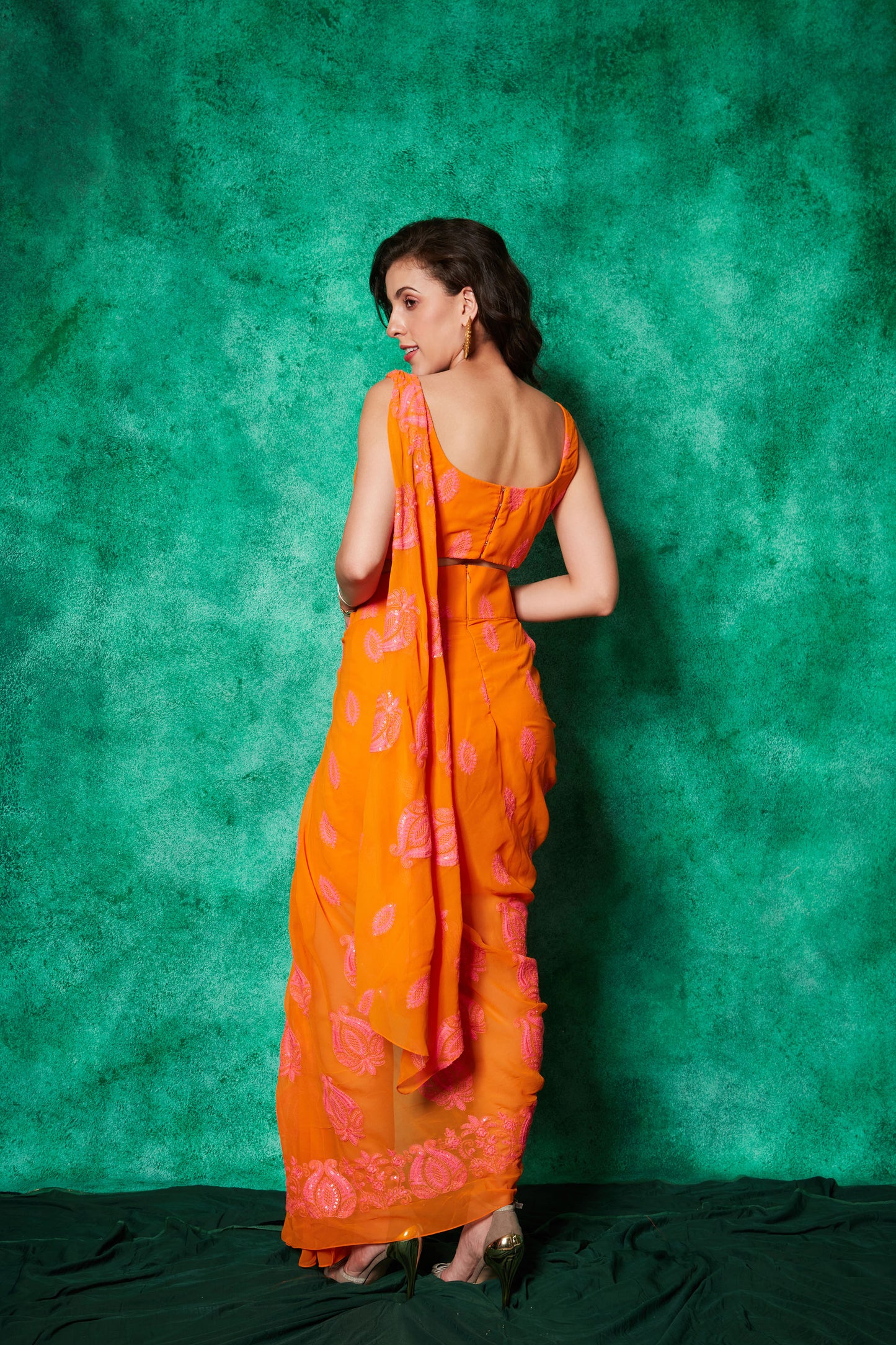 Drape Saree with Slit