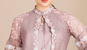 Organza Jacket over Dress