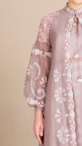 Organza Jacket over Dress