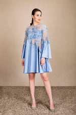 Load image into Gallery viewer, A-line Dress with Sequin Embroidery

