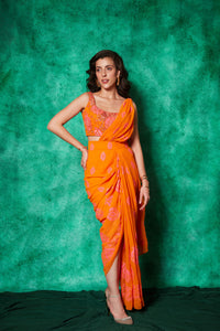 Drape Saree with Slit