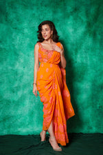 Load image into Gallery viewer, Drape Saree with Slit
