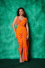 Load image into Gallery viewer, Drape Saree with Slit
