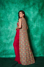 Load image into Gallery viewer, Drape Ruffle Skirt with Blouse and Long Cape
