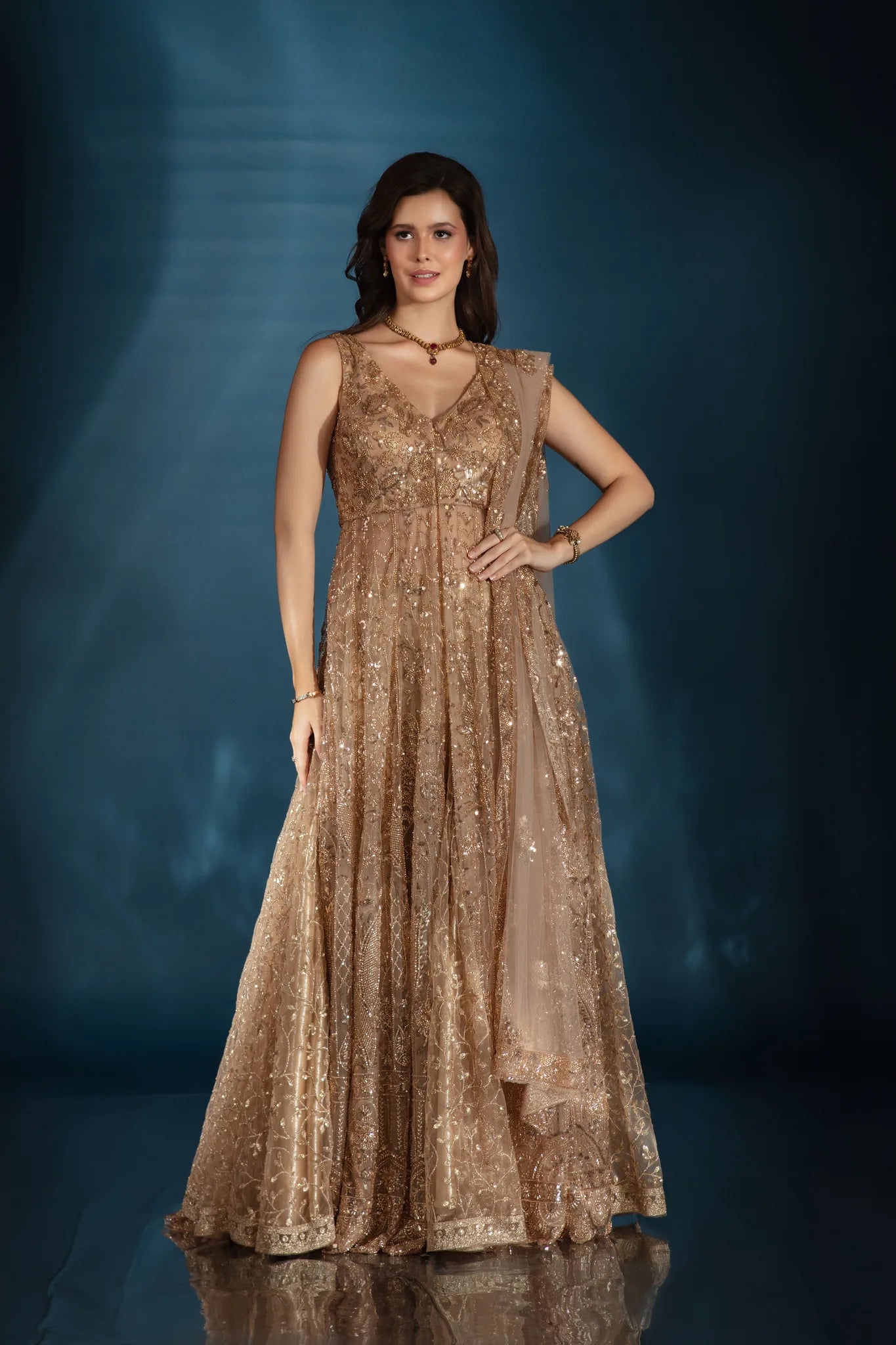 Zari Heirloom Jacket Lehenga - Saaj 31st11408