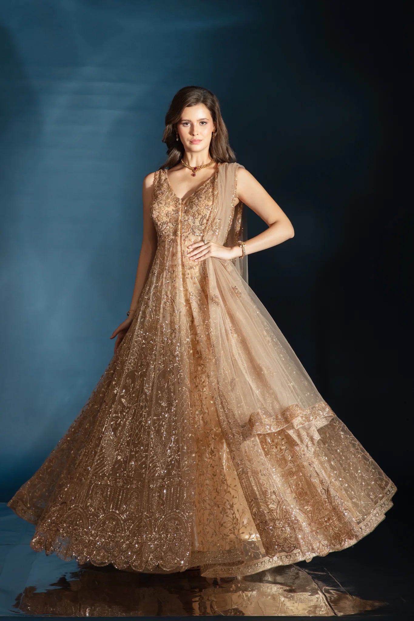 Zari Heirloom Jacket Lehenga - Saaj 31st11416