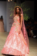 Load image into Gallery viewer, Pretty In Pink Ball Gown - Saaj By Ankita
