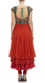 Load image into Gallery viewer, Triple Layer Anarkali Suit - Saaj By Ankita
