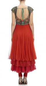 Triple Layer Anarkali Suit - Saaj By Ankita