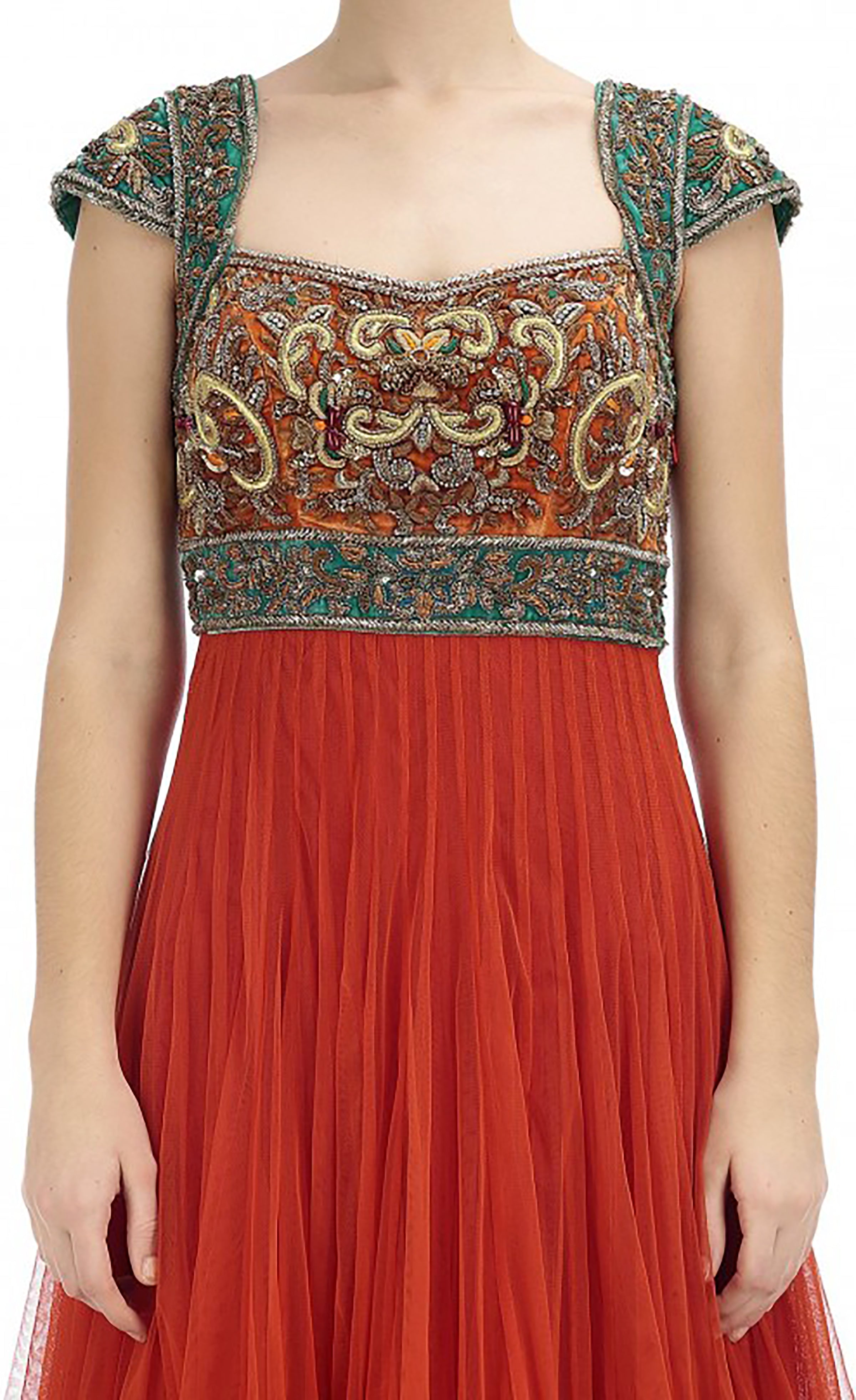 Triple Layer Anarkali Suit - Saaj By Ankita