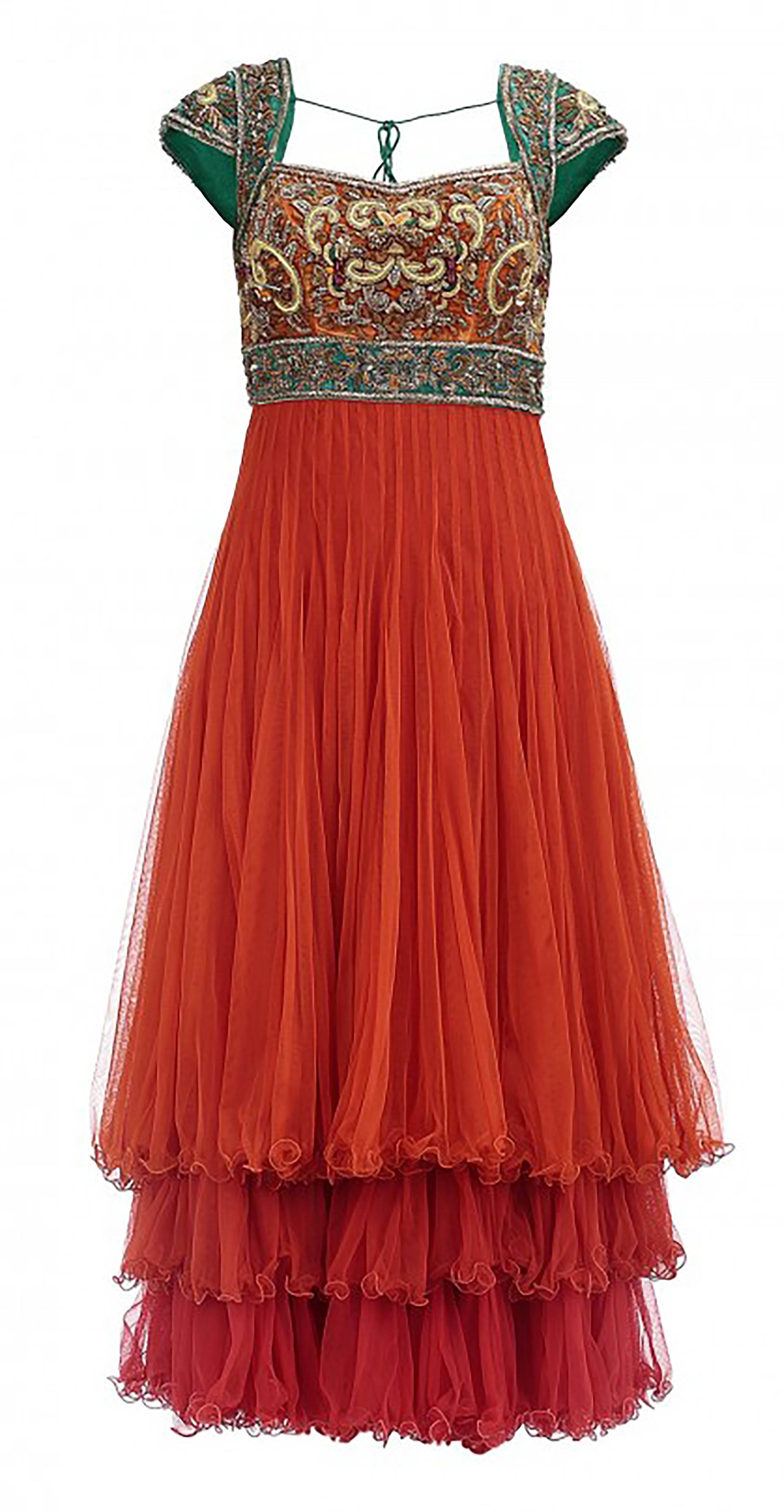 Triple Layer Anarkali Suit - Saaj By Ankita