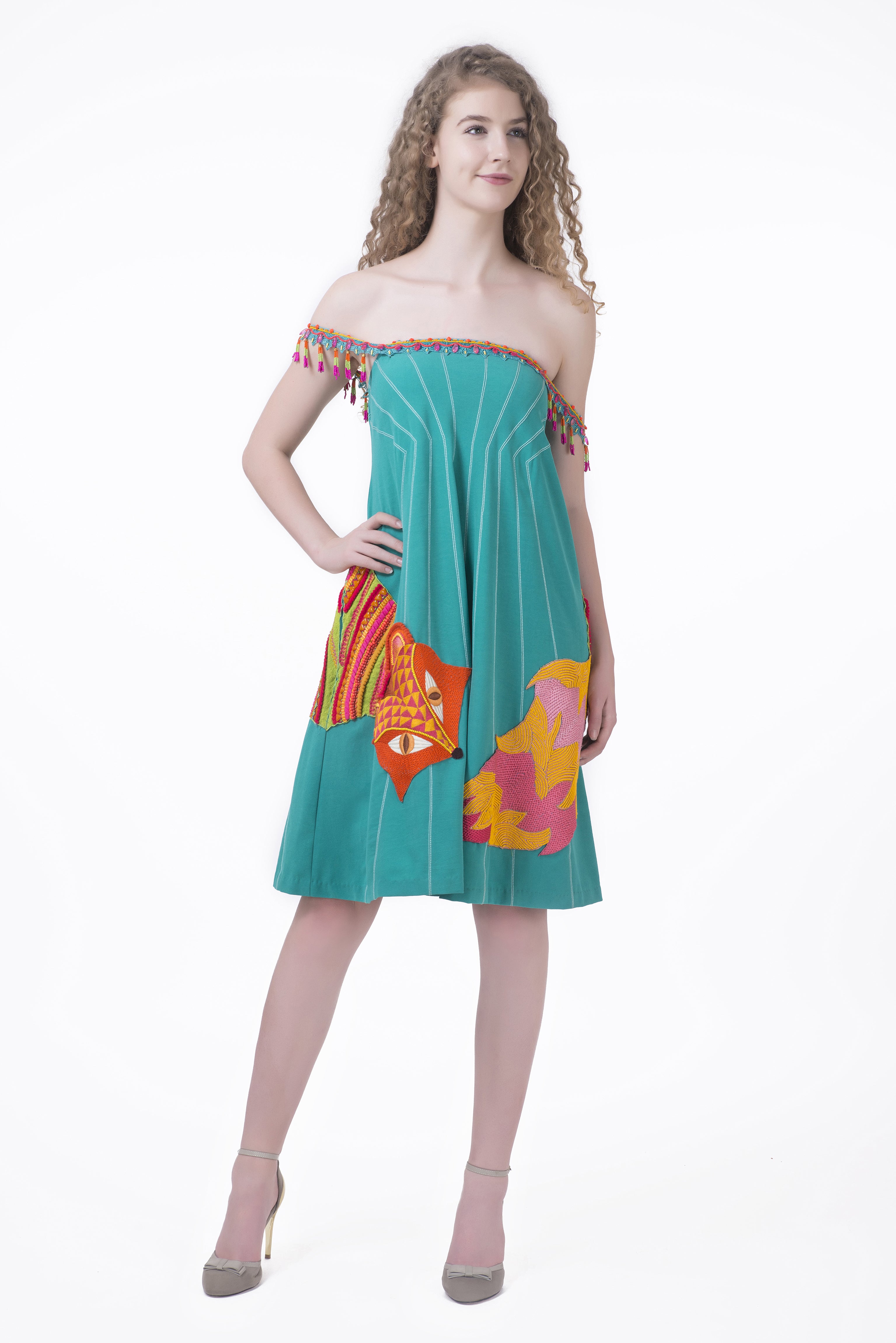 Wrap Foxy Dress - Saaj By Ankita