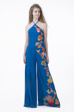 Load image into Gallery viewer, Fish Embroidered Jumpsuit - Saaj By Ankita
