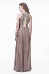 Cat Jumpsuit, Halterneck:: Available in OLIVE GREEN - Saaj By Ankita