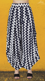 Load image into Gallery viewer, Crop Reindeer Jacket with Pleated Pants - Saaj By Ankita
