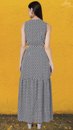 Load image into Gallery viewer, Giraffe Motifs Shirt Maxi-Dress - Saaj By Ankita
