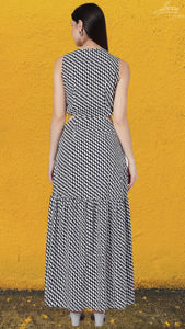 Giraffe Motifs Shirt Maxi-Dress - Saaj By Ankita