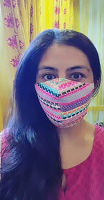 Load and play video in Gallery viewer, Pink Weave Mask - set of 3
