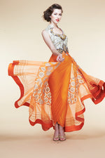 Load image into Gallery viewer, Long Anarkali with Drape Skirt - Saaj By Ankita
