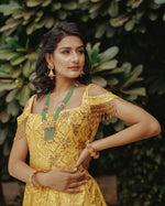 Load image into Gallery viewer, Kalidaar side-fall Choli with Tiering Lehenga - Saaj By Ankita
