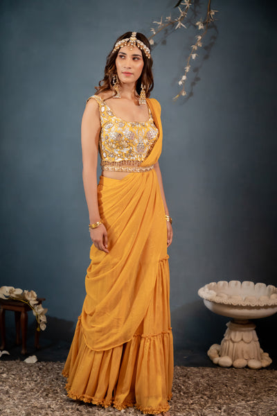Saree Gown – Soms Creation