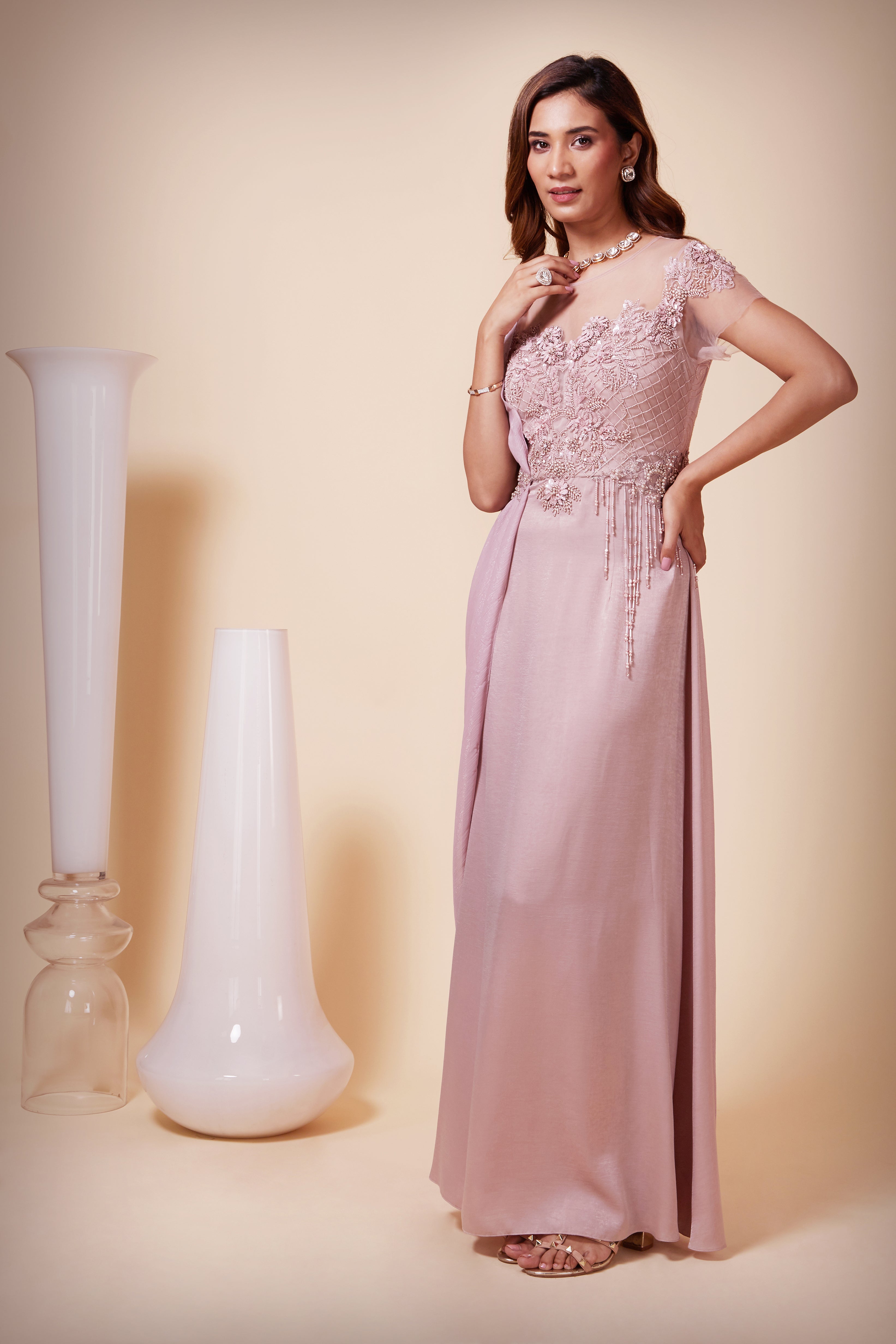 Drape Maxi Dress